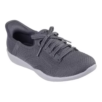 Женские туфли Skechers Hands Free Slip-ins Newbury St Our Time, цвет Charcoal