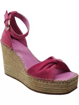 Женские туфли SOL с открытым носком и ремешком на щиколотке Kenneth Cole New York, цвет hot pink suede