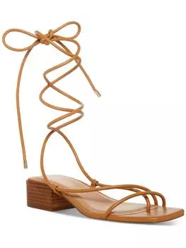 Женские туфли Sorrin из искусственной кожи слипоны на блочном каблуке Madden Girl, цвет tan paris