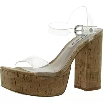 Женские туфли Suri Stiletto с квадратным носком Steve Madden, цвет clear