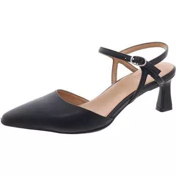 Женские туфли Tara из искусственной кожи с острым носком и открытой пяткой на каблуке Naturalizer, черный