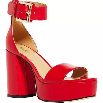 Женские туфли Tara из кожи со змеиным каблуком MICHAEL Michael Kors, малиновый