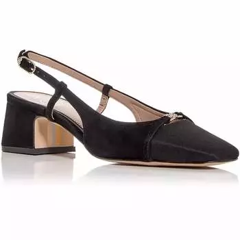 Женские туфли Tarra Slingback на каблуке из черной замши Sam Edelman