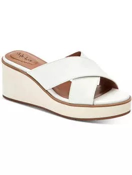 Женские туфли Valtcho Comfort Insole Strappy Wedge Heels Style & Co., цвет white smooth