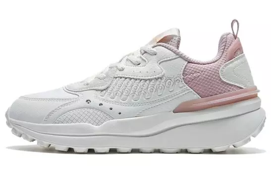 Женские туфли Vintage Series 80 Lifestyle с низким верхом, белые/розовые Xtep