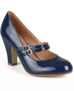 Женские туфли Wendy на каблуке с двумя ремешками Journee Collection
