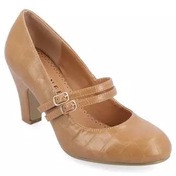 Женские туфли Windy Pumps из коллекции Journee, цвет tan