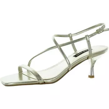 Женские туфли WN Haya 3 из искусственной кожи с пряжкой на каблуке-рюмочке Nine West, золотой