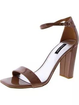 Женские туфли WN Marrie 3 из искусственной кожи с квадратным носком и ремешком на щиколотке Nine West, цвет medium natural