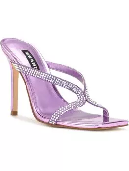 Женские туфли WN Twist 2 с металлическим декором на каблуке Nine West, цвет medium purple