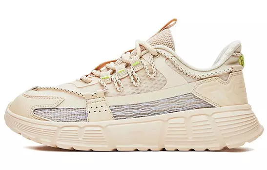 Женские туфли Xun Lifestyle с низким верхом белого/перламутрового цвета Erke