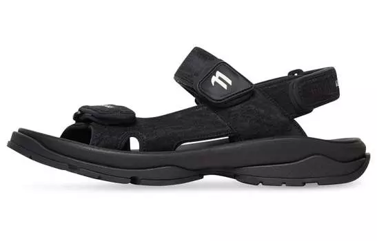 Шлепанцы женские Balenciaga Tourist, черный