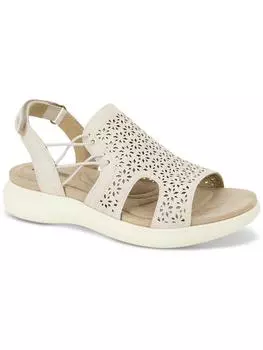 Женские удобные босоножки FRANCIS Slip on Slingback JBU by Jambu, цвет cream shimmer