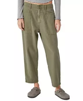 Женские удобные брюки с карманами Lucky Brand, зеленый