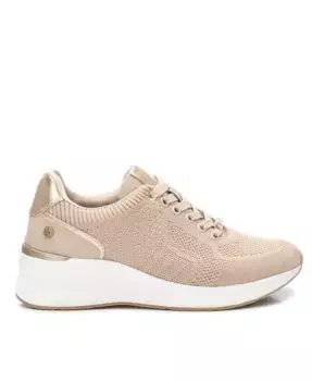 Женские удобные кроссовки от XTI, коричневый/бежевый