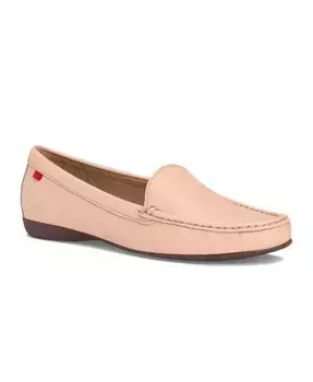 Женские удобные лоферы Lake Road на кожаной подошве без шнуровки Marc Joseph New York, розовый