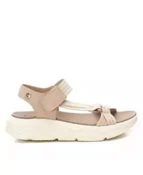 Женские удобные сандалии от XTI, коричневый/бежевый