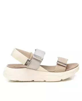 Женские удобные сандалии от XTI, коричневый/бежевый