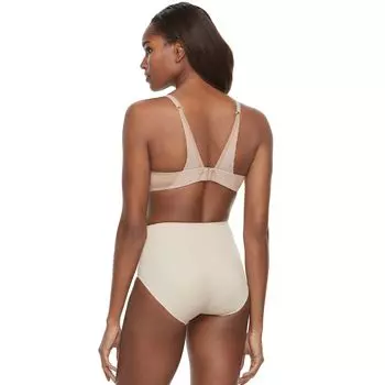 Женские удобные трусы с твердой талией Naomi & Nicole Shapewear 7754 Naomi & Nicole, черный