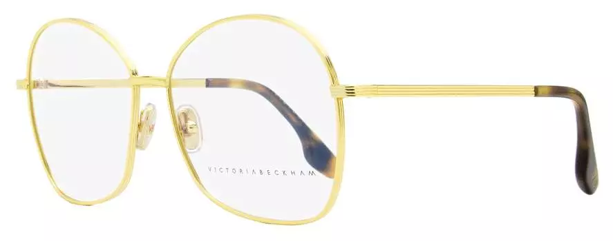 Женские угловые очки Victoria Beckham VB220 714 Gold 58 мм