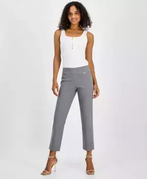 Женские укороченные брюки на резинке I.N.C. International Concepts, серый