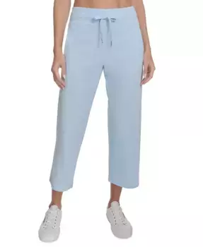 Женские укороченные брюки на шнурке Calvin Klein, синий