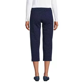 Женские укороченные брюки прямого кроя без застежек Lands End Starfish Lands' End