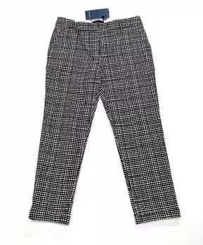 Женские укороченные брюки Violette Straight Leg Ankle Crop Pant черного цвета Piazza Sempione