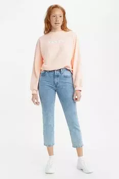 Женские укороченные джинсовые брюки Levi's, синий