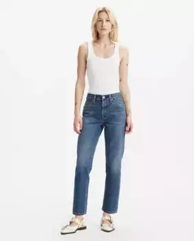 Женские укороченные джинсы 501® Levi's, индиго