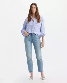 Женские укороченные джинсы 501 Levi's, синий