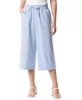 Женские укороченные хлопковые брюки Blaine на резинке Gloria Vanderbilt, синий