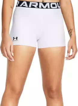 Женские укороченные шорты Under Armour HeatGear 3 дюйма, белый