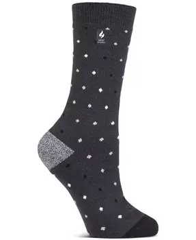 Женские ультралегкие носки с ягодными пятнами для экипажа Heat Holders, серый