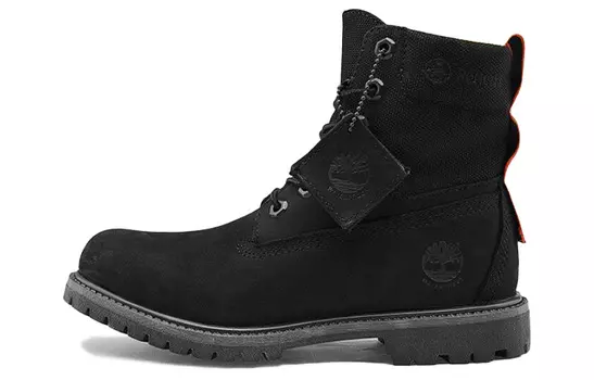 Ботинки Timberland Rebotl 6 Inch Wide-Fit Boot 'Black Nubuck' Women's