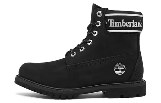 Ботинки Timberland 6 Inch Premium Waterproof Boots 'Black Nubuck Logo' Women's