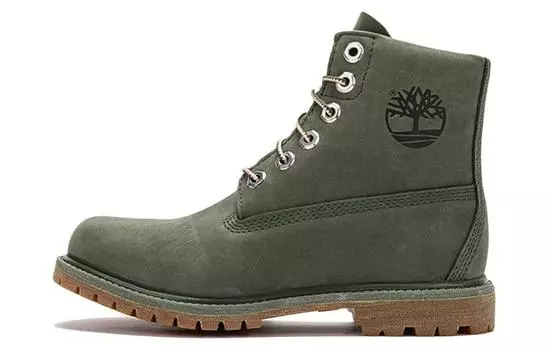 Ботинки Timberland Nellie 6 Inch Waterproof Boots 'Dark Green Nubuck' Women's