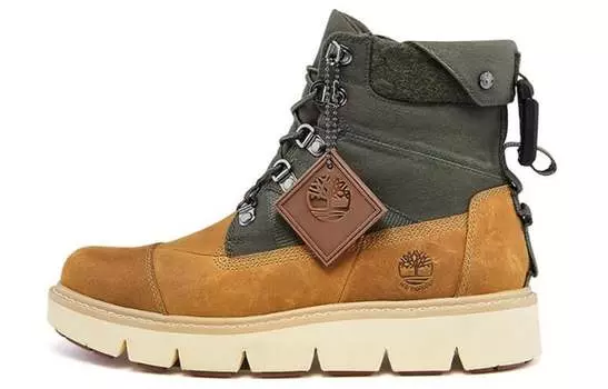 Ботинки Timberland Raywood 6 Inch EK+ Wide Fit Waterproof Boots 'Wheat Nubuck With Green' Women's