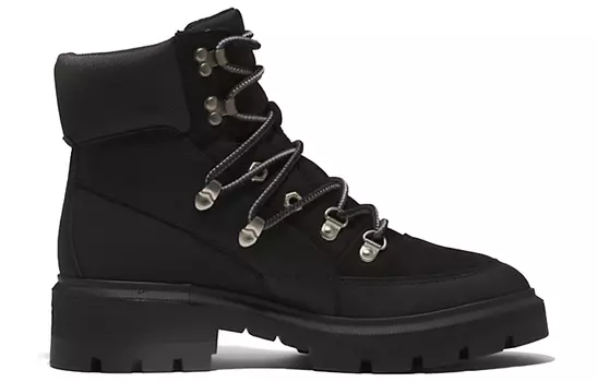 Ботинки Timberland Cortina Valley Waterproof Mid Hiker Boots 'Black Full Grain' Women's
