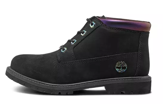 Ботинки Timberland Nellie 6-Inch Iridescent Waterproof Chukka Boots 'Black Nubuck' Women's