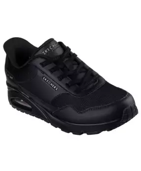 Женские уличные слипоны Uno - Banksia повседневные кроссовки от Finish Line Skechers, черный