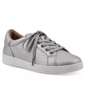 Женские униформенные кроссовки на шнуровке White Mountain, серебряный