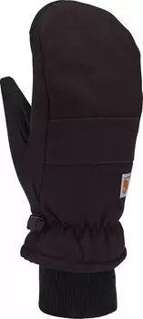 Женские утепленные вязаные варежки Gordini из синтетической кожи с утиным принтом, черный