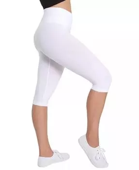 Женские утягивающие капри с высокой талией MeMoi, белый
