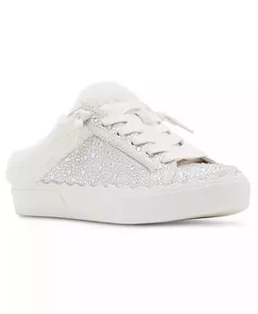 Женские уютные кроссовки-мюли на шнуровке Courage Anne Klein, белый