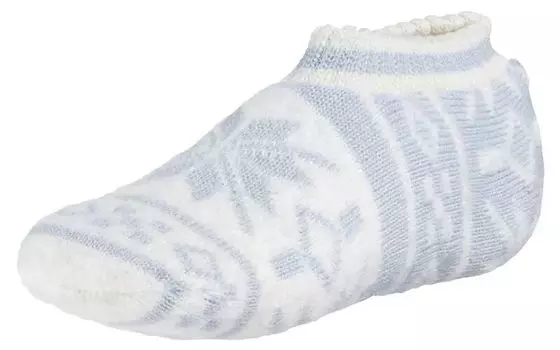 Женские уютные носки-тапочки Northeast Outfitters большого размера со снежинками