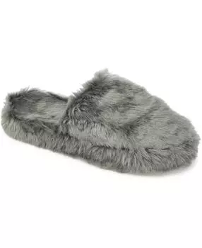 Женские уютные тапочки Journee Collection, серый