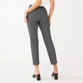 Женские узкие брюки до щиколотки с высокой посадкой и боковой молнией Nine West Nine West