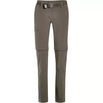 Женские узкие брюки на молнии Inara Maier Sports, коричневый