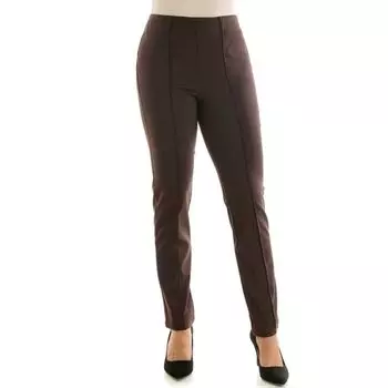 Женские узкие брюки Nina Leonard, цвет coffee bean